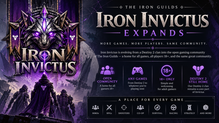 Iron Invictus Expands Into The Iron Guilds’ Open Gaming Community